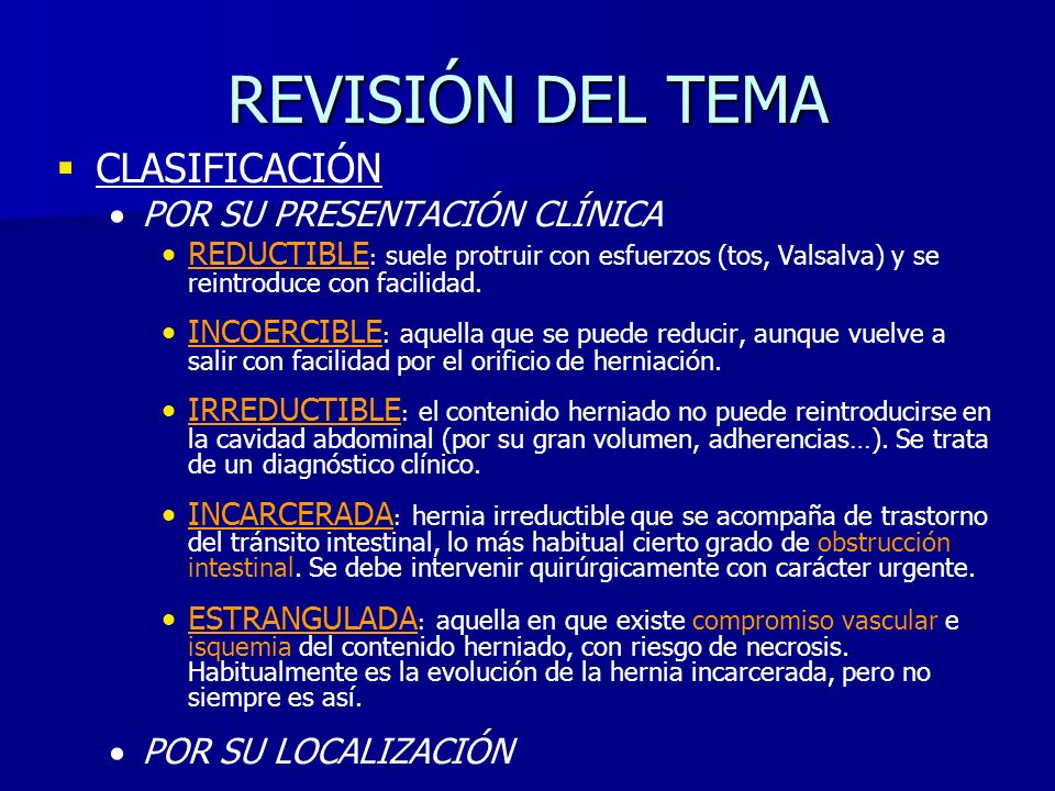 Una que estrangulada es hernia